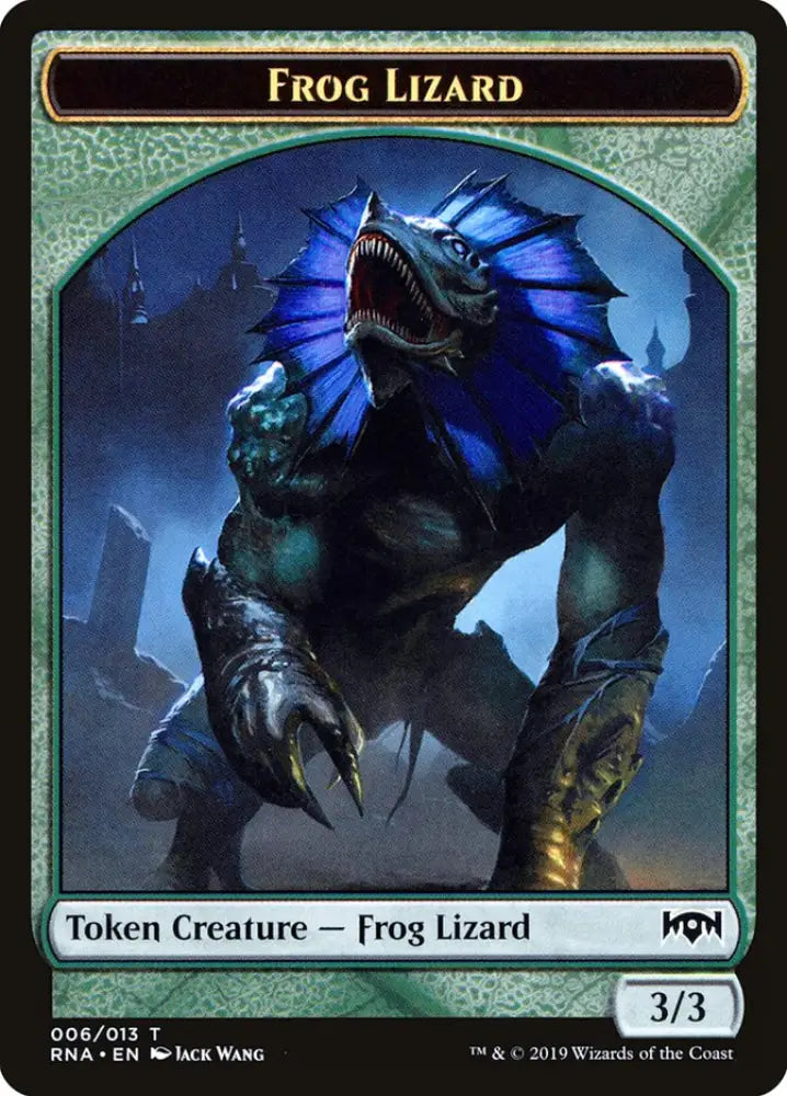 Frog Lizard Token [Ravnica Allegiance Tokens] - MTG Single