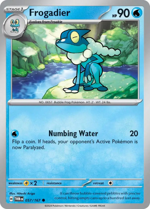 Frogadier (057/167) [Scarlet & Violet: Twilight Masquerade] - Pokemon Single