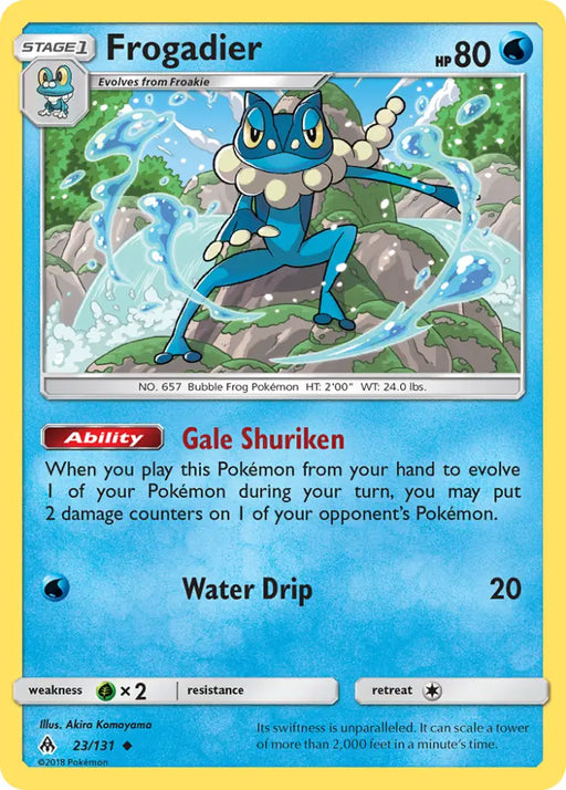 Frogadier (23/131) [Sun & Moon: Forbidden Light] - Pokemon Single