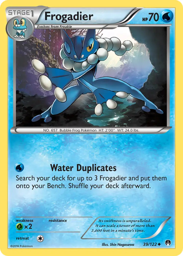 Frogadier (39/122) [XY: BREAKpoint] - Pokemon Single