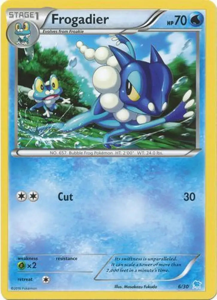 Frogadier (6/30) [XY: Trainer Kit 3 - Suicune] - Pokemon Single