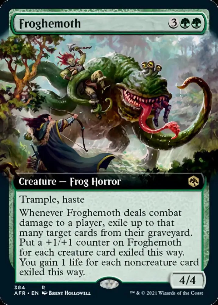 Froghemoth (Extended Art) [Dungeons & Dragons: Adventures in the Forgotten Realms] - MTG Single