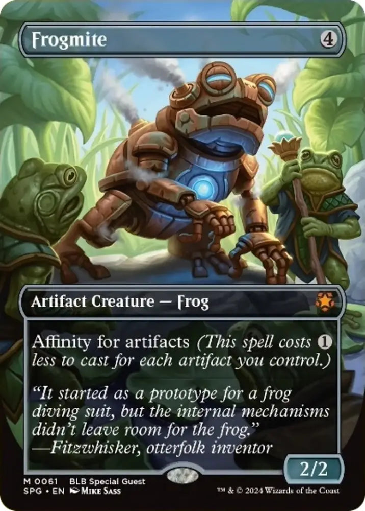 Frogmite (Borderless) [Bloomburrow Special Guests] - MTG Single