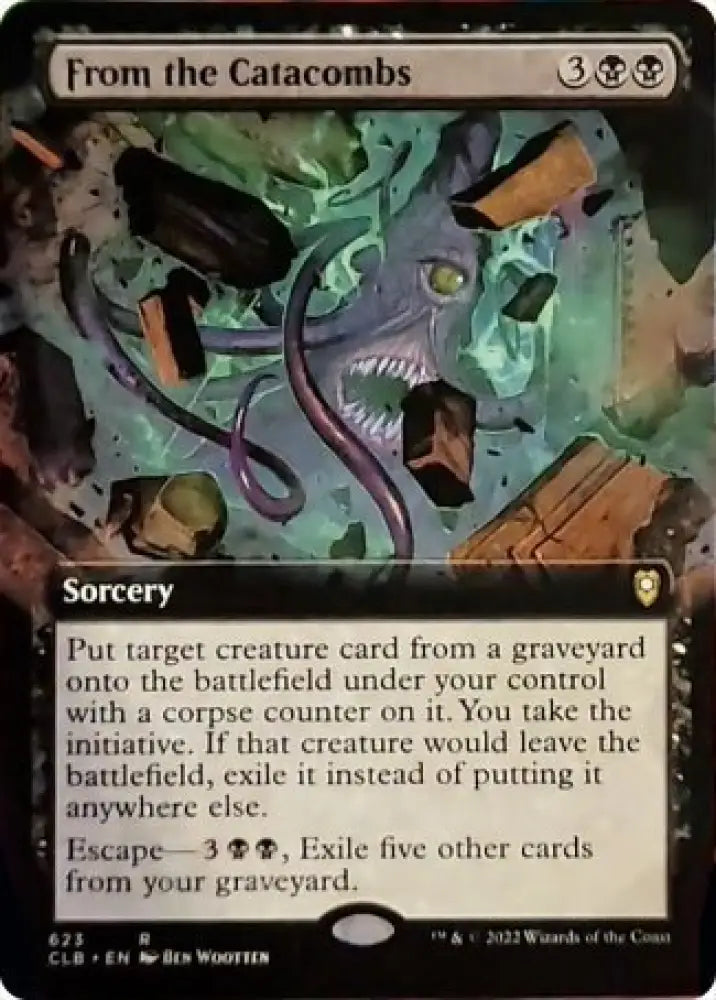 From the Catacombs (Extended Art) [Commander Legends: Battle for Baldur’s Gate] - MTG Single