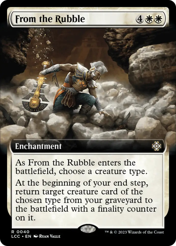 From the Rubble (Extended Art) [The Lost Caverns of Ixalan Commander] - MTG Single