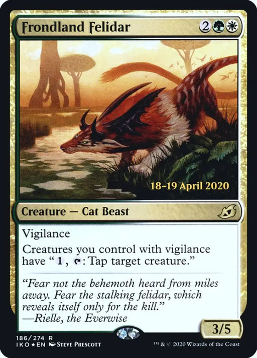 Frondland Felidar [Ikoria: Lair of Behemoths Prerelease Promos] - MTG Single