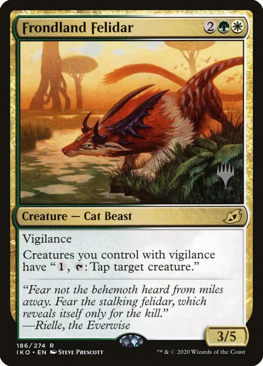 Frondland Felidar (Promo Pack) [Ikoria: Lair of Behemoths Promos] - MTG Single