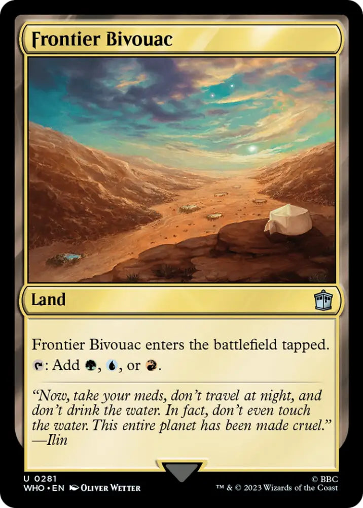 Frontier Bivouac [Doctor Who] - MTG Single