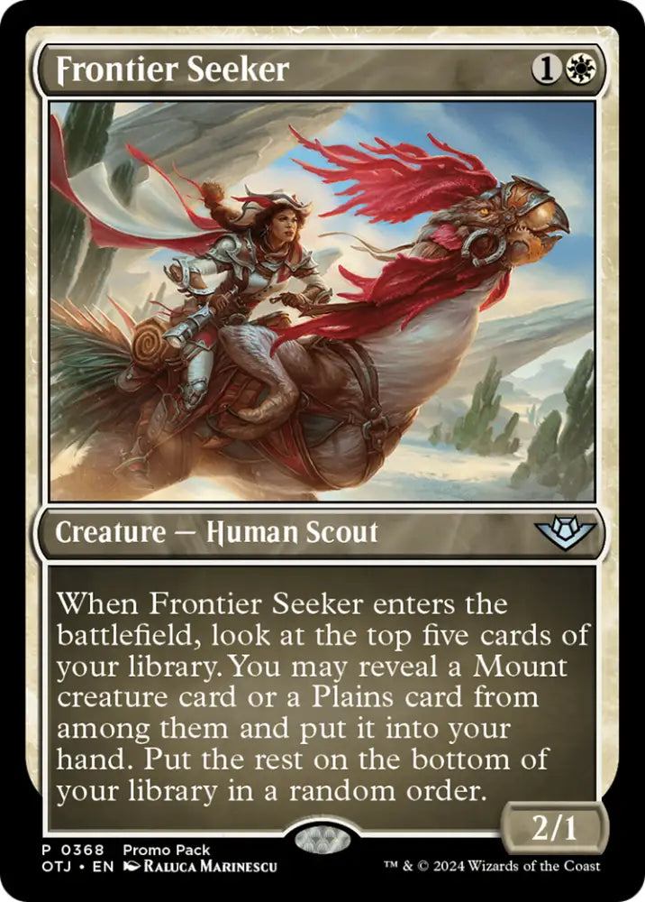 Frontier Seeker (Promo Pack) [Outlaws of Thunder Junction Promos] - MTG Single