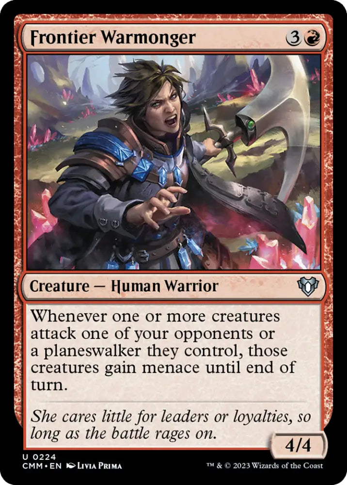 Frontier Warmonger [Commander Masters] - MTG Single