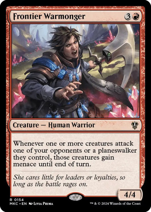 Frontier Warmonger [Murders at Karlov Manor Commander] - MTG Single