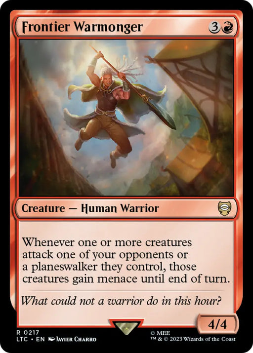 Frontier Warmonger [The Lord of the Rings: Tales of Middle-Earth Commander] - MTG Single