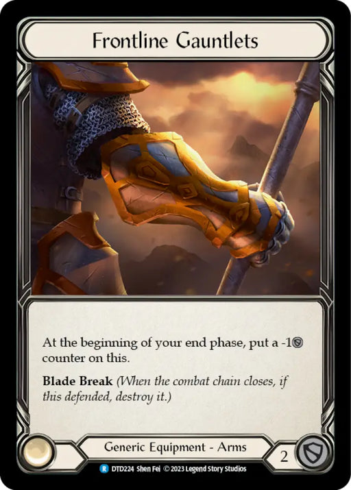 Frontline Gauntlets [Dusk Till Dawn] - Flesh And Blood Single