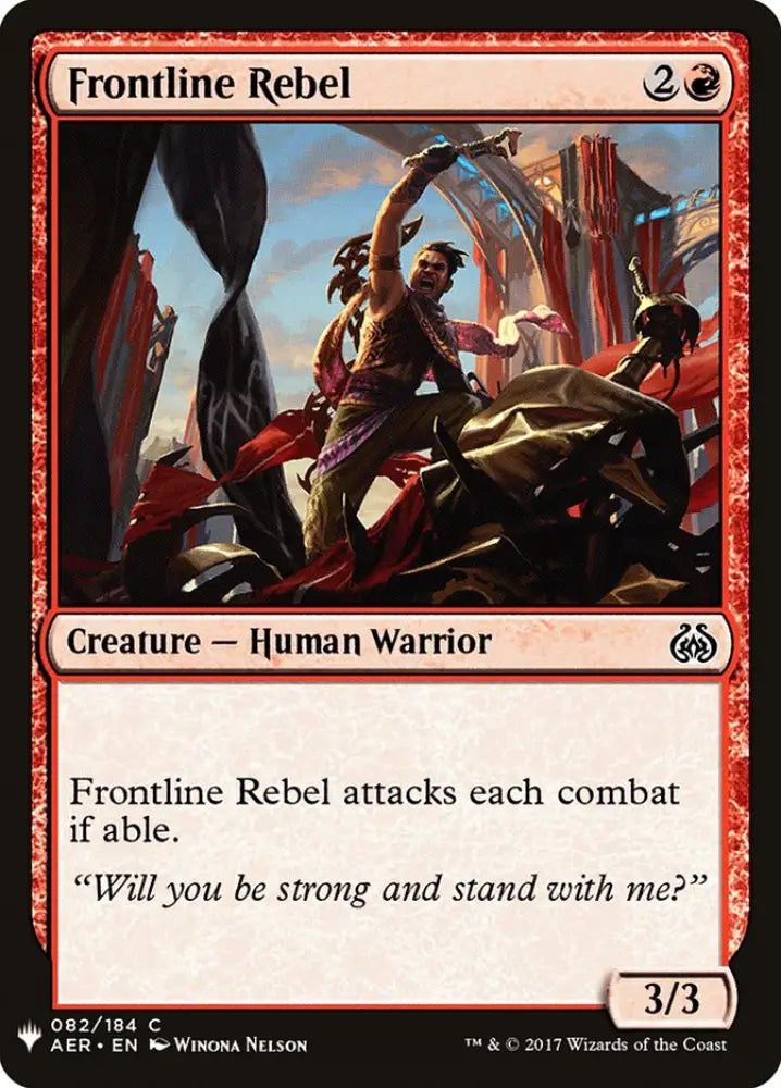 Frontline Rebel [Mystery Booster] - MTG Single