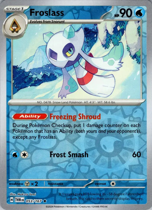 Froslass (053/167) [Scarlet & Violet: Twilight Masquerade] - Pokemon Single