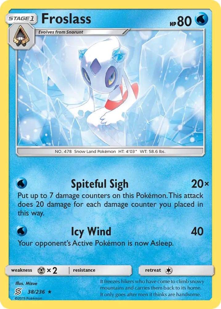 Froslass (38/236) [Sun & Moon: Unified Minds] - Pokemon Single