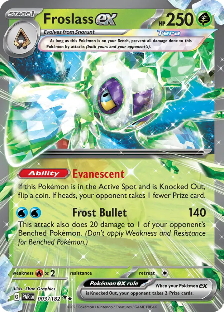 Froslass ex (003/182) [Scarlet & Violet: Paradox Rift] - Pokemon Single