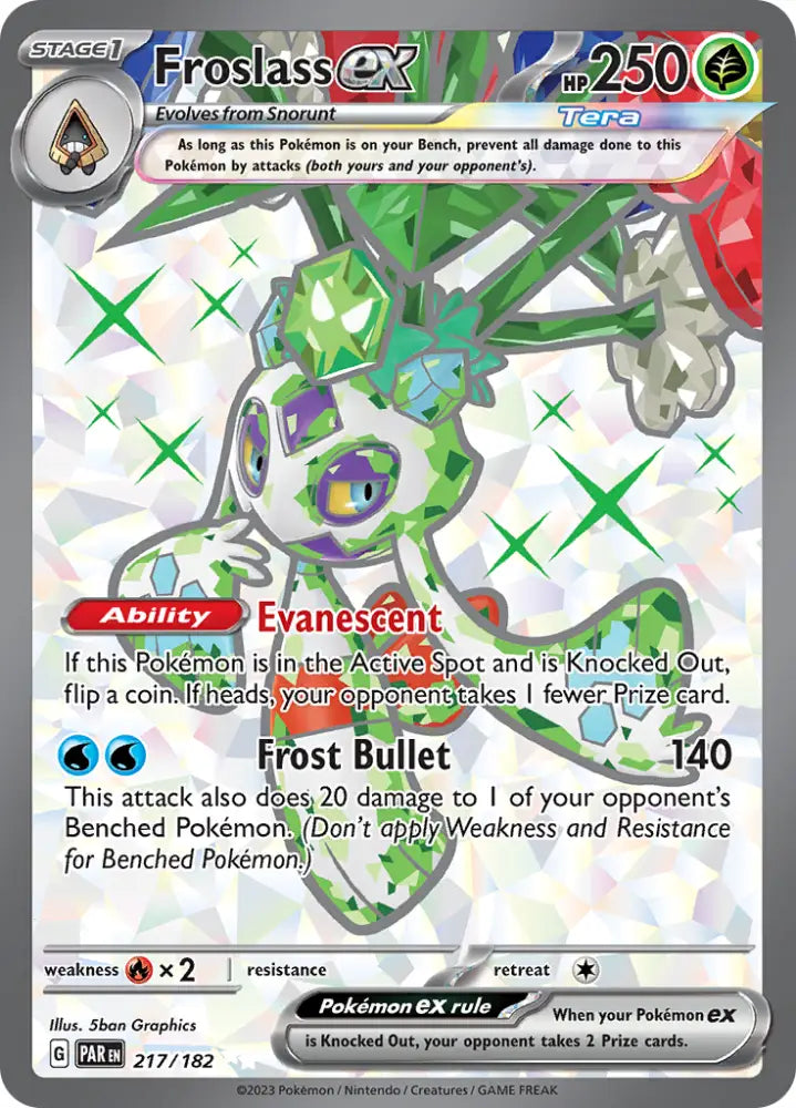 Froslass ex (217/182) [Scarlet & Violet: Paradox Rift] - Pokemon Single