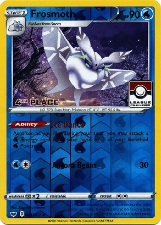 Frosmoth (064/202) (League Promo 4th Place) [Sword & Shield: Base Set] - Pokemon Single