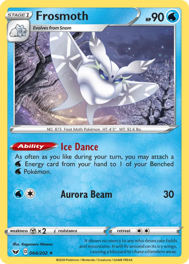 Frosmoth (064/202) [Sword & Shield: Base Set] - Pokemon Single