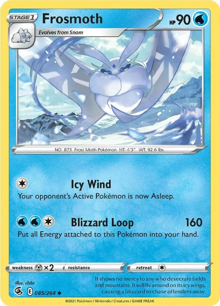 Frosmoth (085/264) [Sword & Shield: Fusion Strike] - Pokemon Single