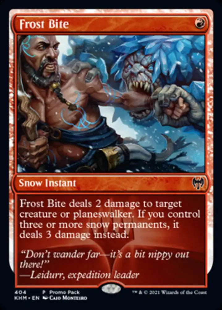 Frost Bite (Promo Pack) [Kaldheim Promos] - MTG Single