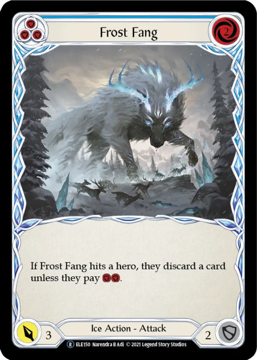 Frost Fang (Blue) [Tales of Aria Unlimited] Unlimited Normal - Flesh And Blood Single