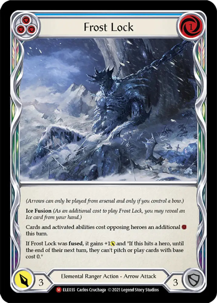 Frost Lock [Tales of Aria 1st Edition] 1st Edition Rainbow Foil - Flesh And Blood Single