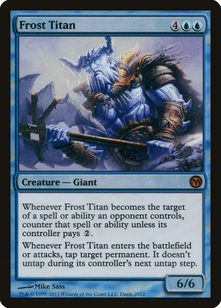 Frost Titan (Duels of the Planeswalkers Promos) [Duels of the Planeswalkers Promos 2011] - MTG Single