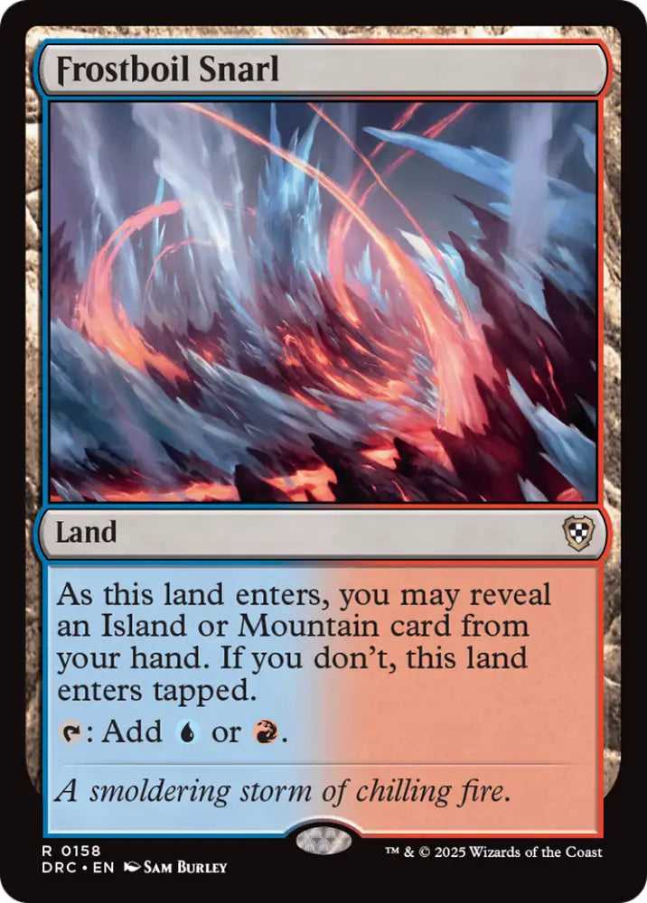 Frostboil Snarl [Aetherdrift Commander] - MTG Single
