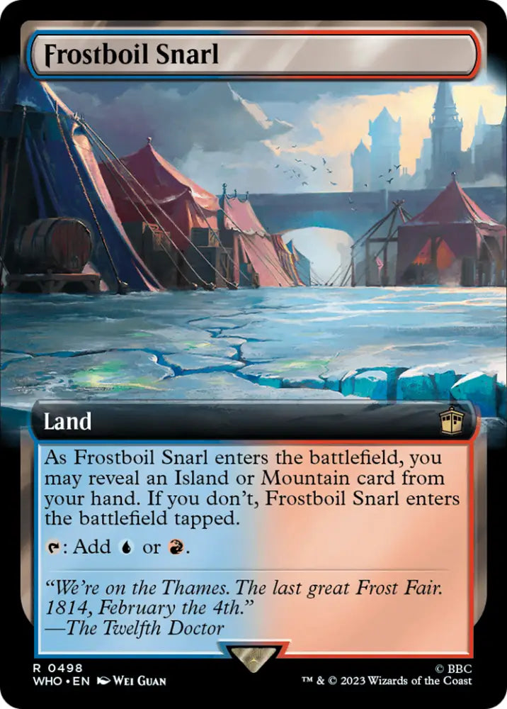 Frostboil Snarl (Extended Art) [Doctor Who] - MTG Single
