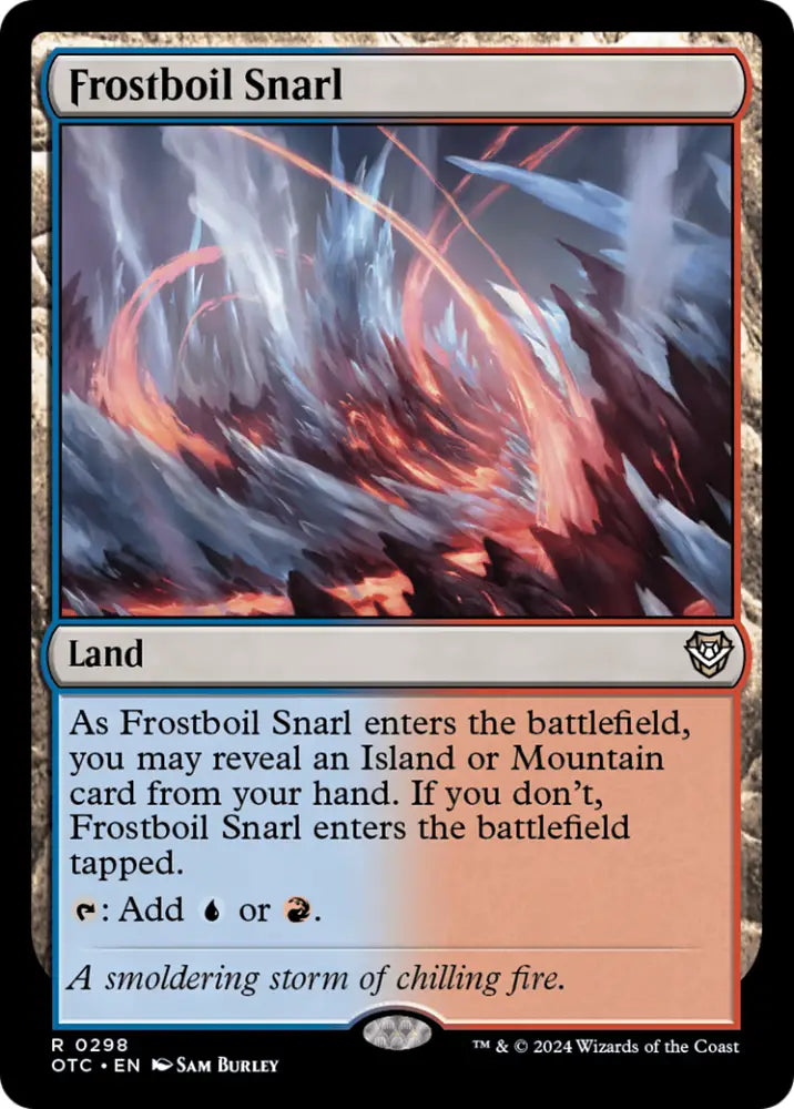 Frostboil Snarl [Outlaws of Thunder Junction Commander] - MTG Single