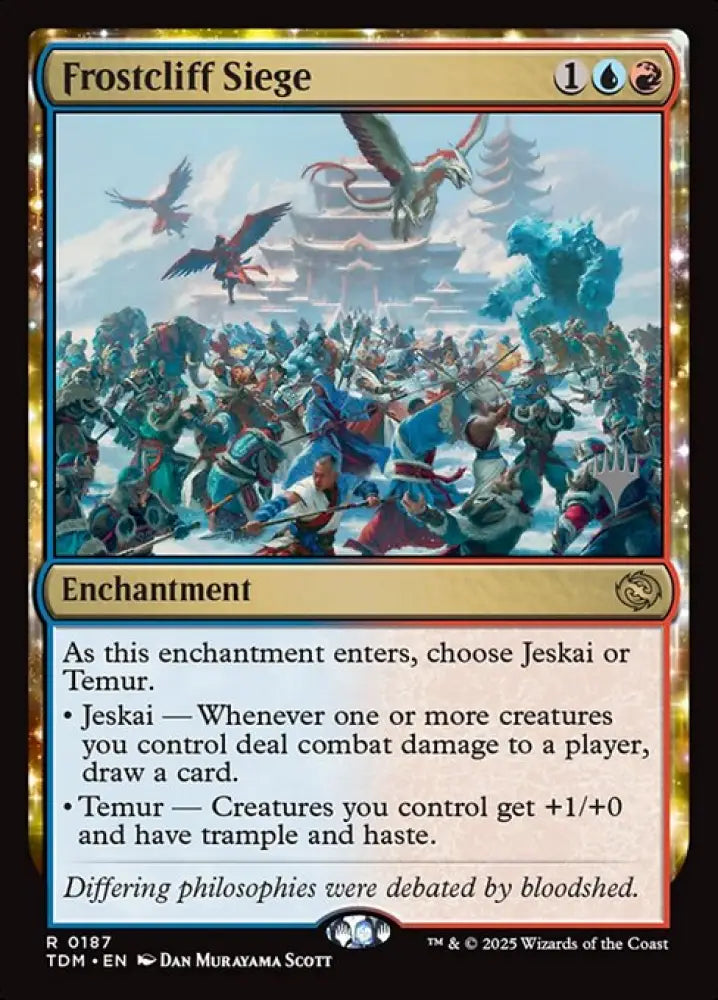 Frostcliff Siege (187p) [Tarkir: Dragonstorm Promos]
