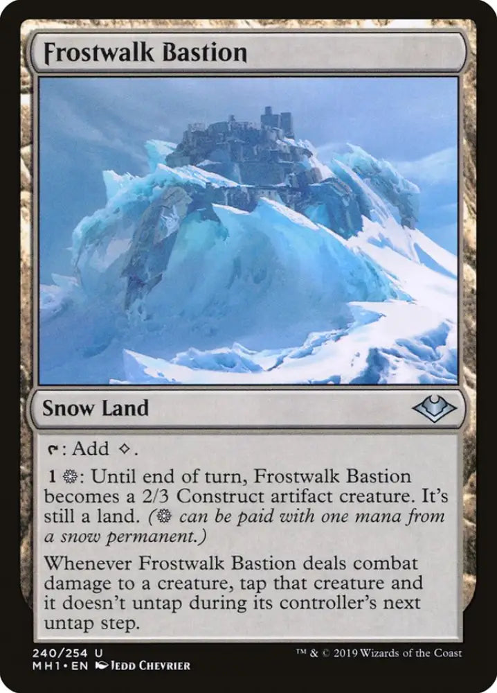 Frostwalk Bastion [Modern Horizons] - MTG Single