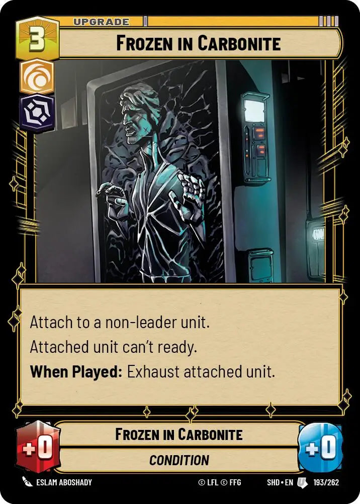 Frozen in Carbonite (193/262) [Shadows of the Galaxy] - Star Wars: Unlimited Single