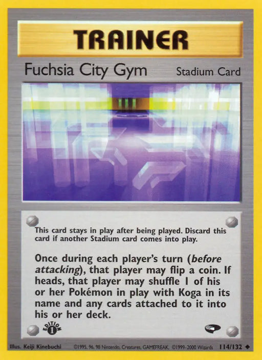 Fuchsia City Gym (114/132) [Gym Challenge 1st Edition] - Pokemon Single