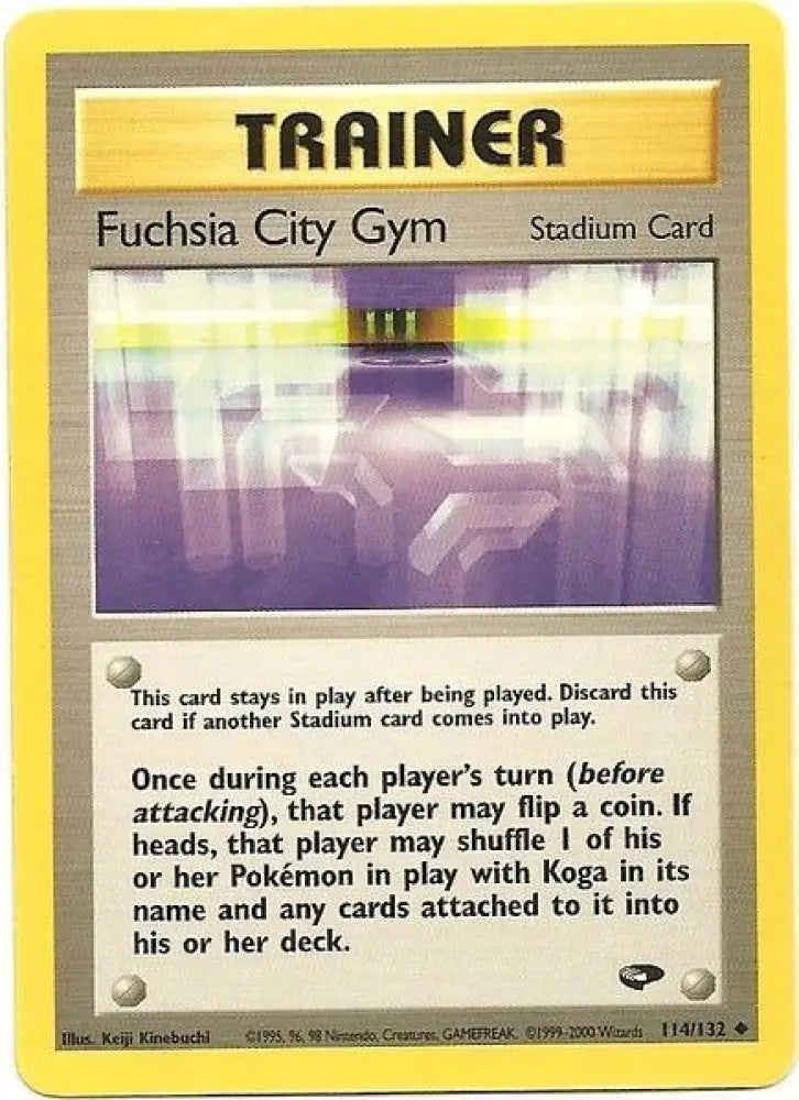 Fuchsia City Gym (114/132) [Gym Challenge Unlimited] - Pokemon Single