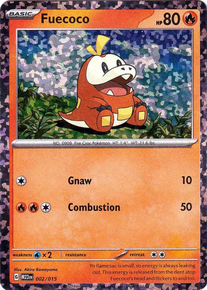 Fuecoco (002/015) [McDonald’s Promos: 2023 Collection] - Pokemon Single