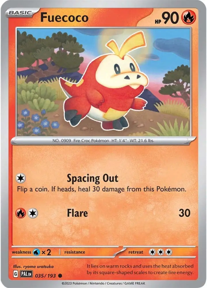 Fuecoco (035/193) [Scarlet & Violet: Paldea Evolved] - Pokemon Single