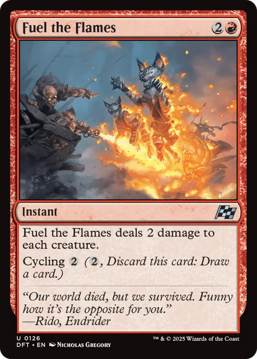 Fuel the Flames [Aetherdrift] - MTG Single