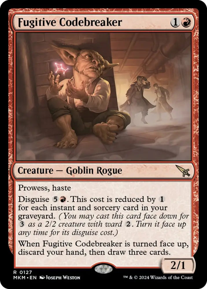 Fugitive Codebreaker [Murders at Karlov Manor] - MTG Single