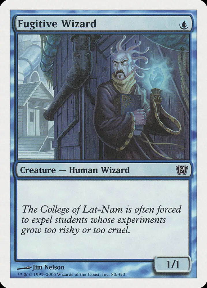 Fugitive Wizard [Ninth Edition] - MTG Single