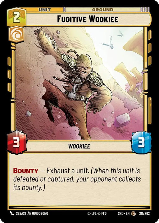 Fugitive Wookiee (211/262) [Shadows of the Galaxy] - Star Wars: Unlimited Single