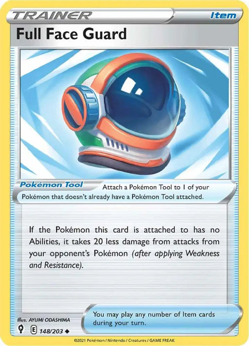 Full Face Guard (148/203) [Sword & Shield: Evolving Skies] - Pokemon Single