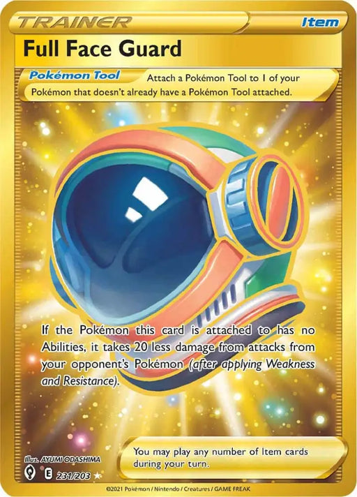 Full Face Guard (231/203) [Sword & Shield: Evolving Skies] - Pokemon Single