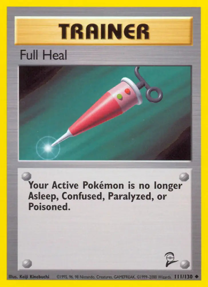 Full Heal (111/130) [Base Set 2] - Pokemon Single
