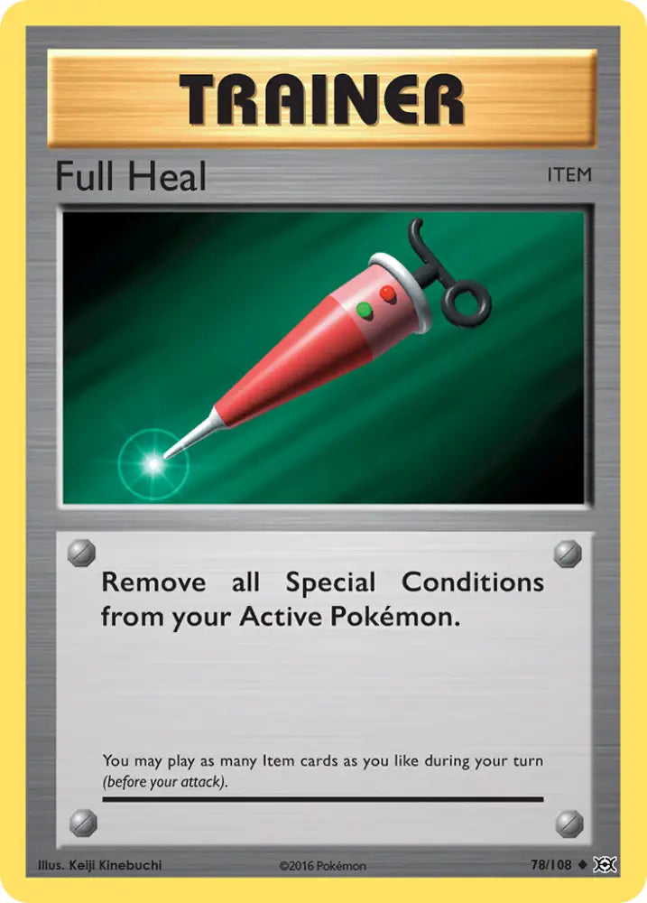 Full Heal (78/108) [XY: Evolutions] - Pokemon Single