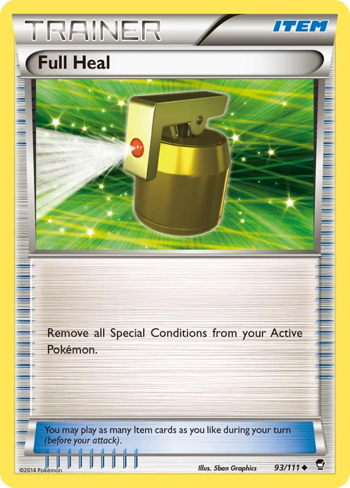Full Heal (93/111) [XY: Furious Fists] - Pokemon Single