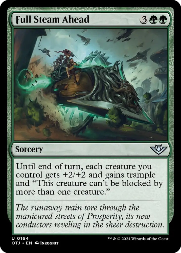 Full Steam Ahead [Outlaws of Thunder Junction] - MTG Single