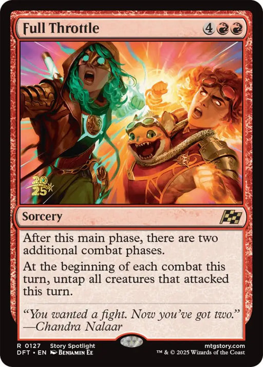 Full Throttle [Aetherdrift Prerelease Promos] - MTG Single